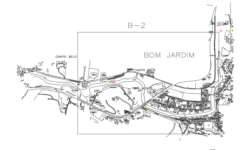 Architecture planing city map line detail, 