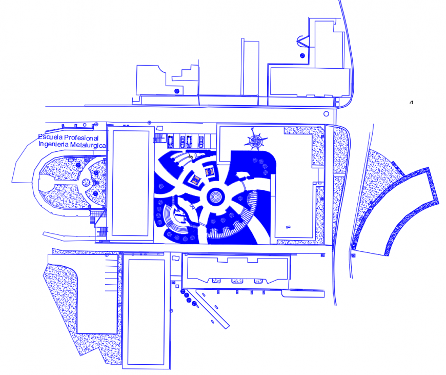 Area detail 2d view layout plan in autocad format