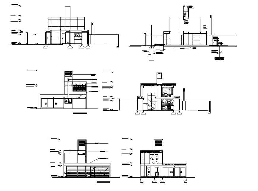Autocad drawing of a residential building