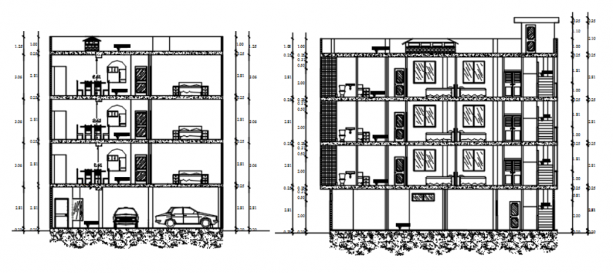 Autocad file of building department details