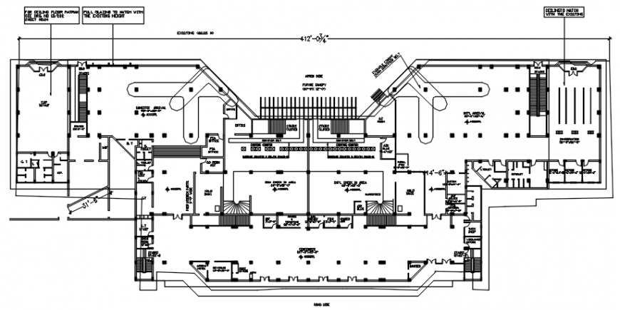 Autocad file of Quetta airport building