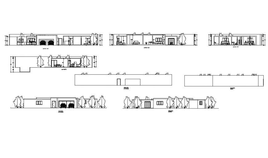 Autocad file of residence plan block