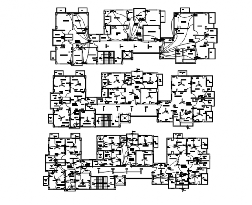 Autocad file of the residential unit block