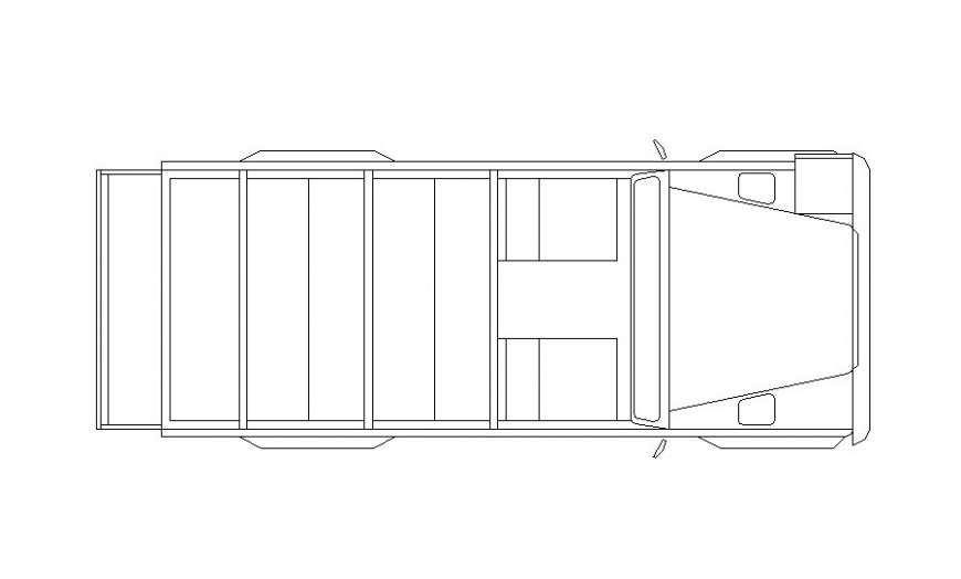Autocad file of the vehicle