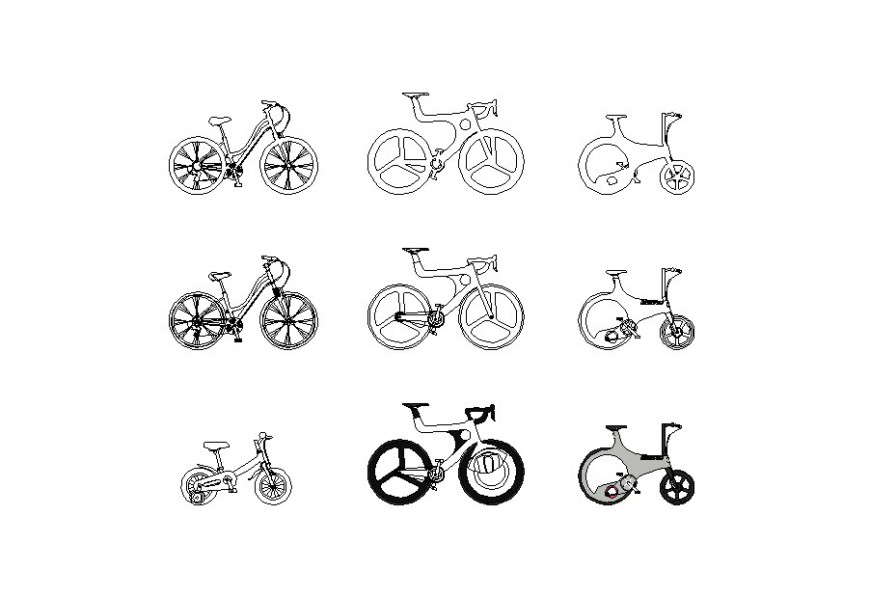 Autocad file of vehicle