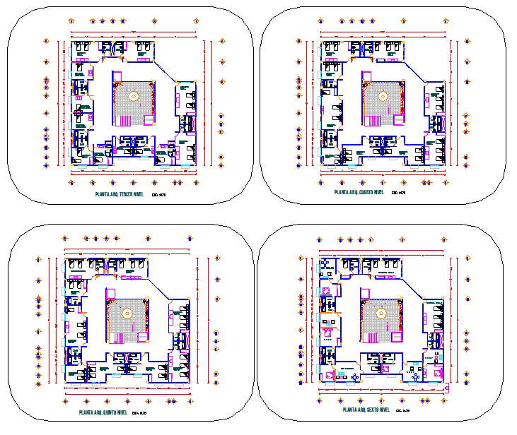 Modern Type hotel plan