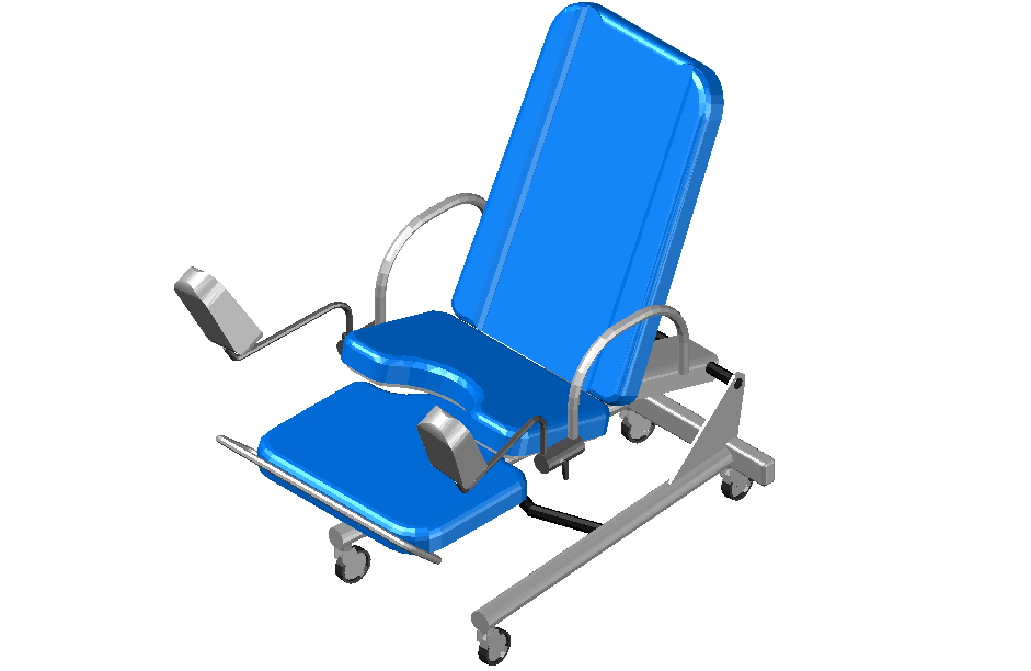 Hospital Chair Design DWG File for Medical Furniture Plan