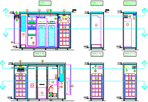base transceiverstation -architecture and schematic dwg file