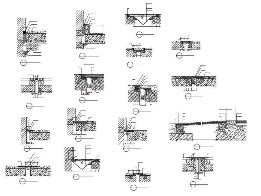 Basement construction plan detail dwg file
