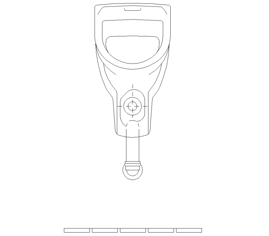 Bathtub design plan with bath area view dwg file