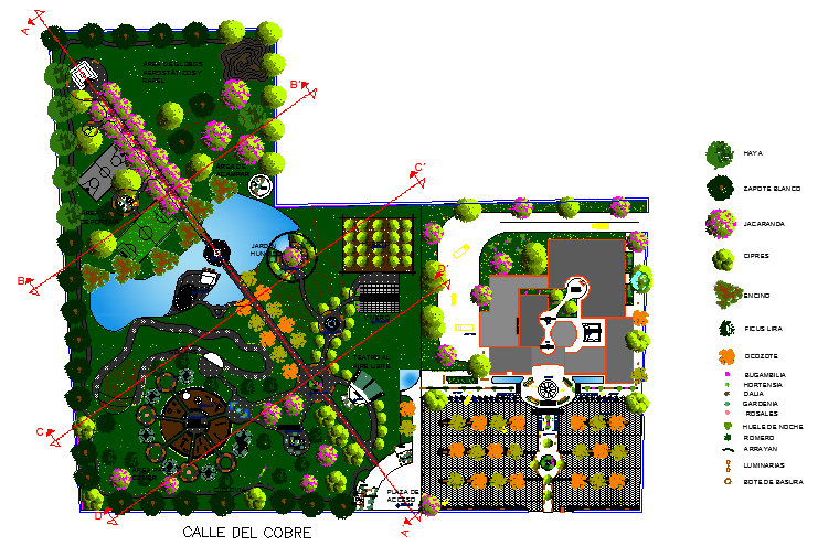 Recreative Park Lay-out