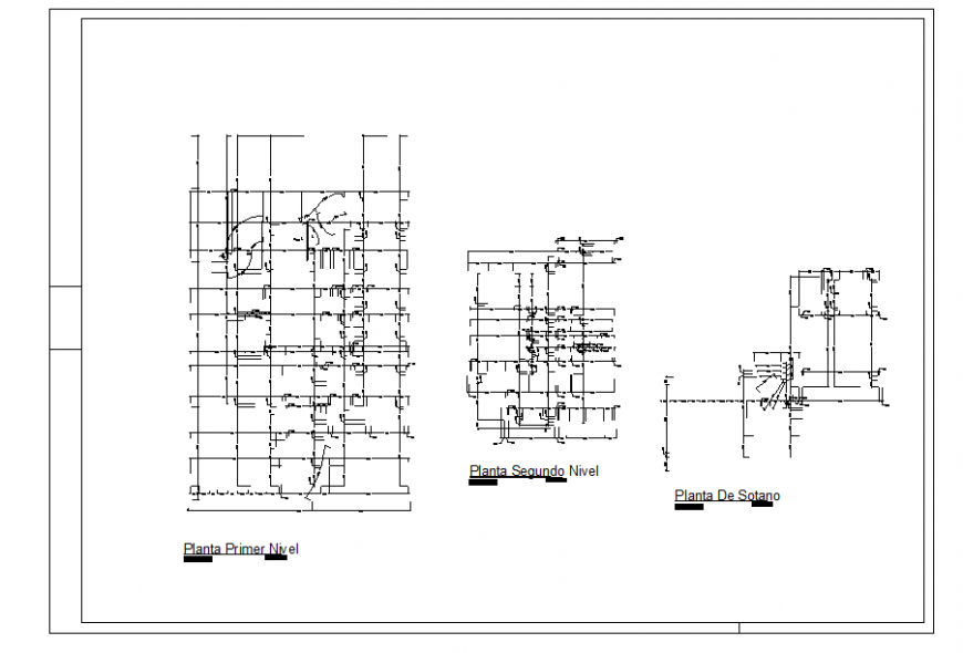 Beam & Steel Bar Plan Lay-out design