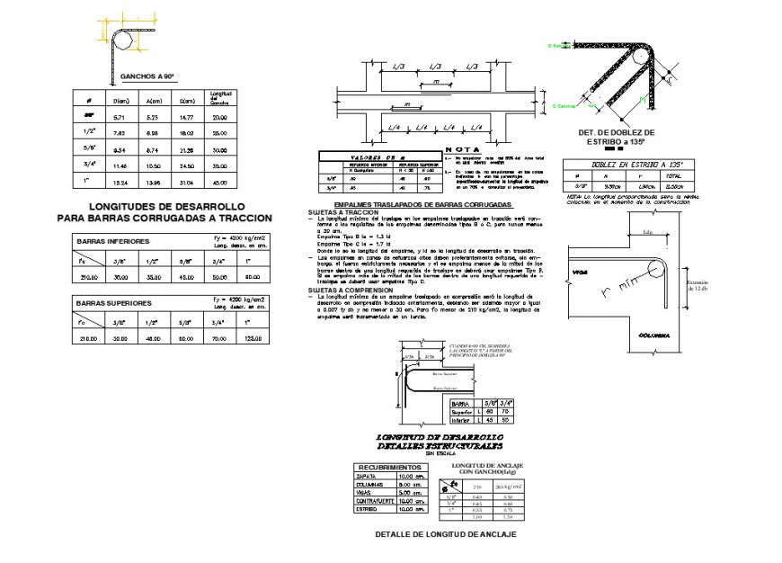 Beam and anchor section plan layout file