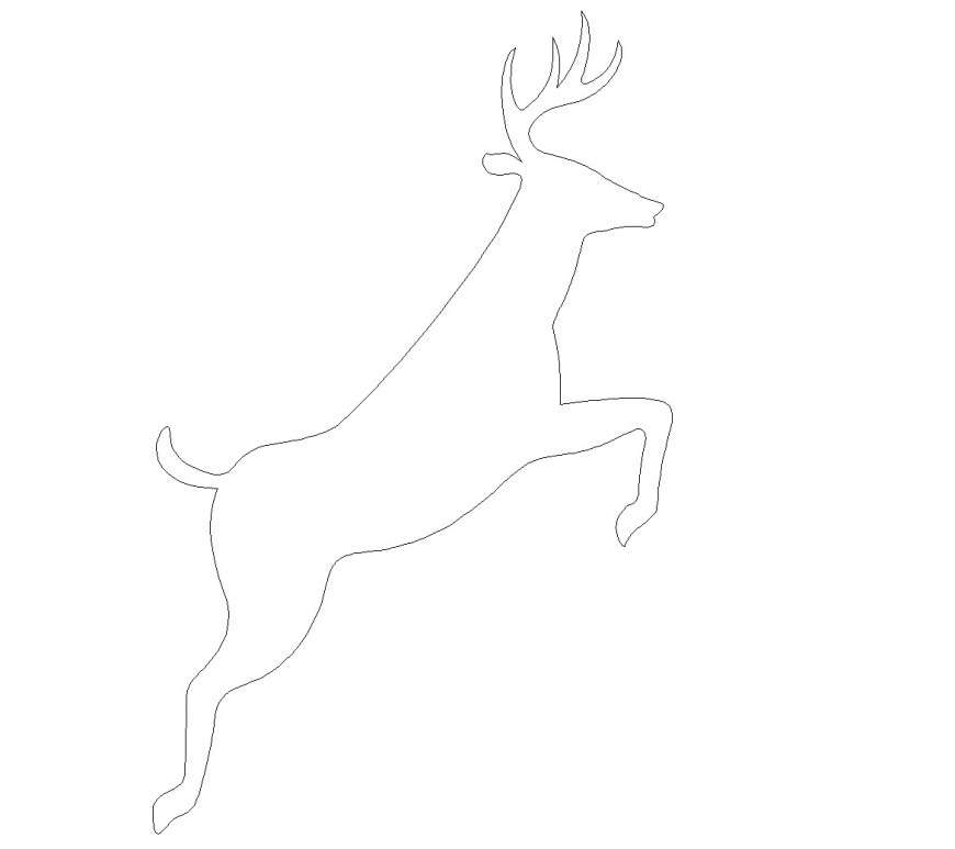Bear front elevation detail dwg file
