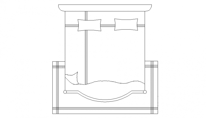 Bed plan autocad file