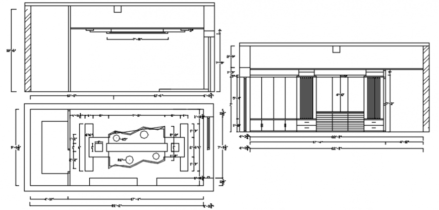 Bedroom wardrobe and ceiling design