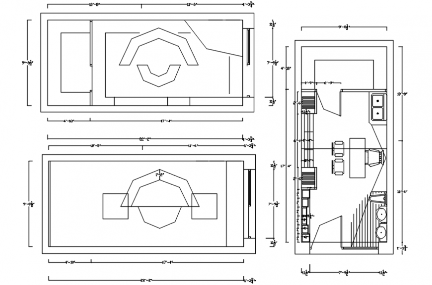 Big spacing concept of office