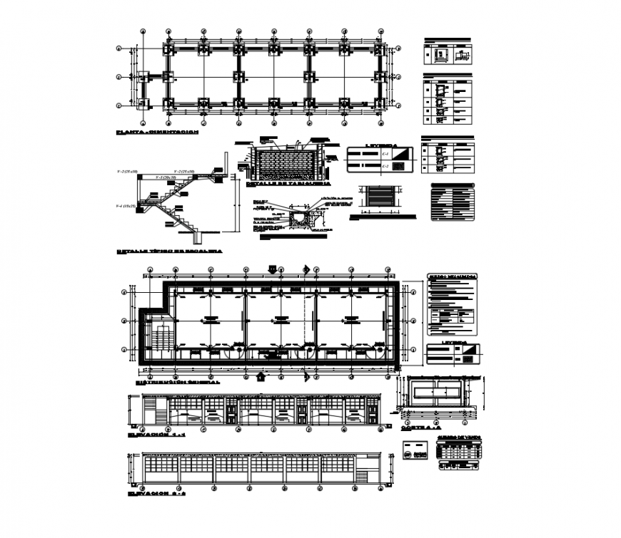 Blocks of classrooms Of DWG file