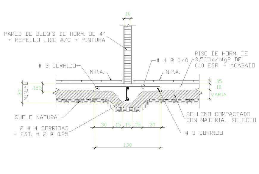 Brake shoe section plan autocad file