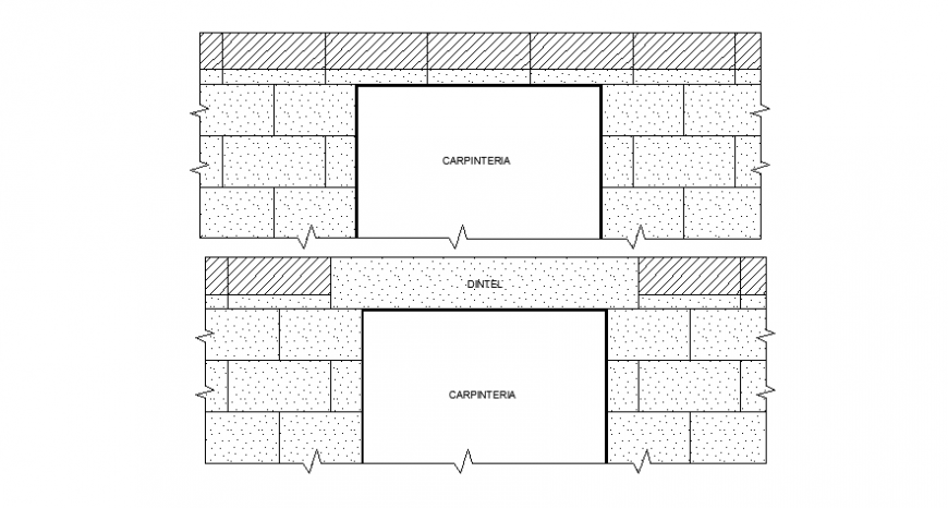 Brick Mansory detail design elevation