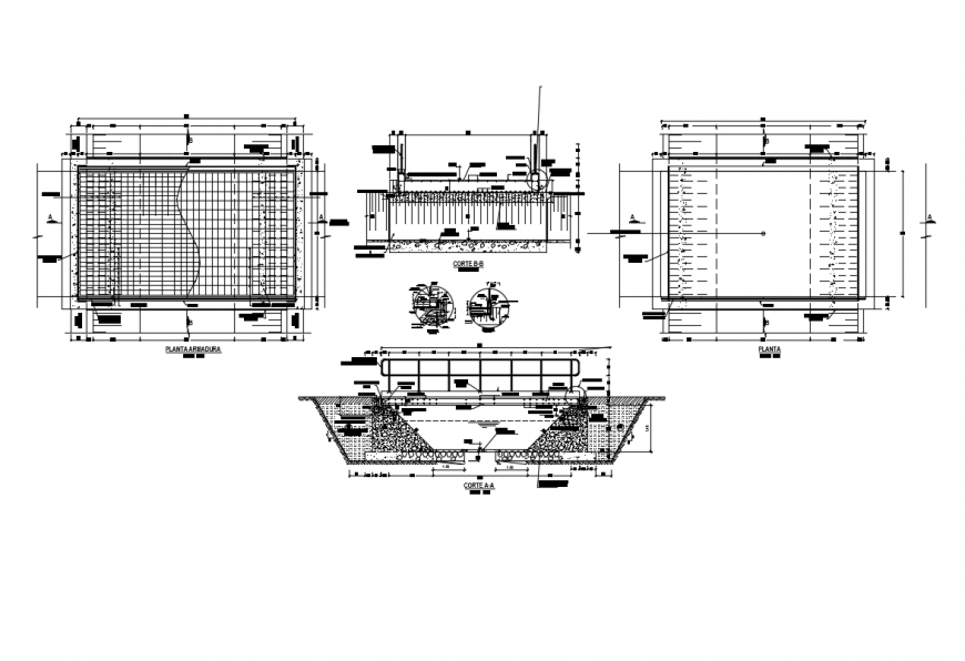 Bridge Construction detail dwg file