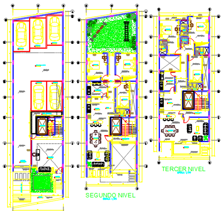 bungalow dwg file