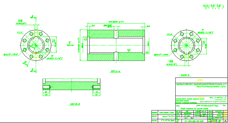 Shaft Coupling for pump