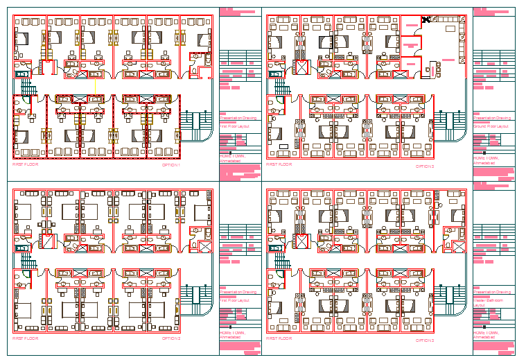 Hotel Bed room design