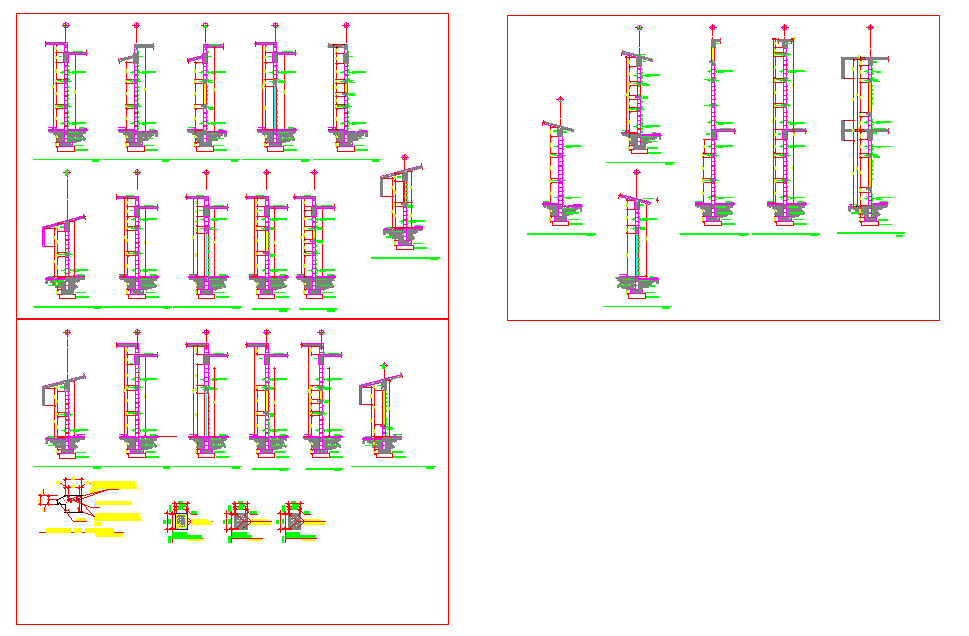 Wall Section Design with Clear Construction Layout