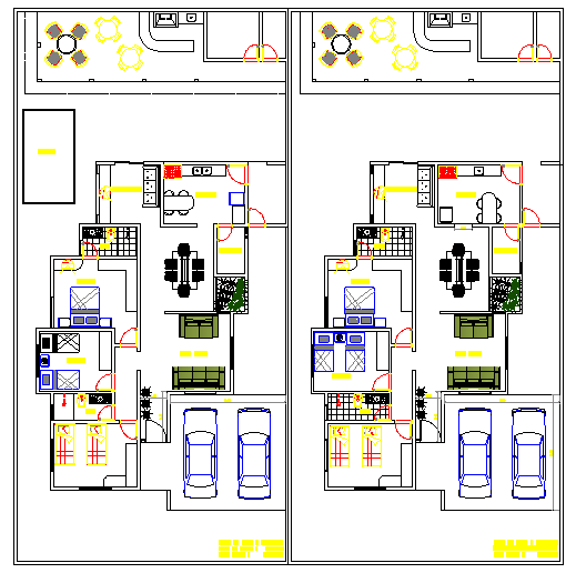 Residential House Lay-out 