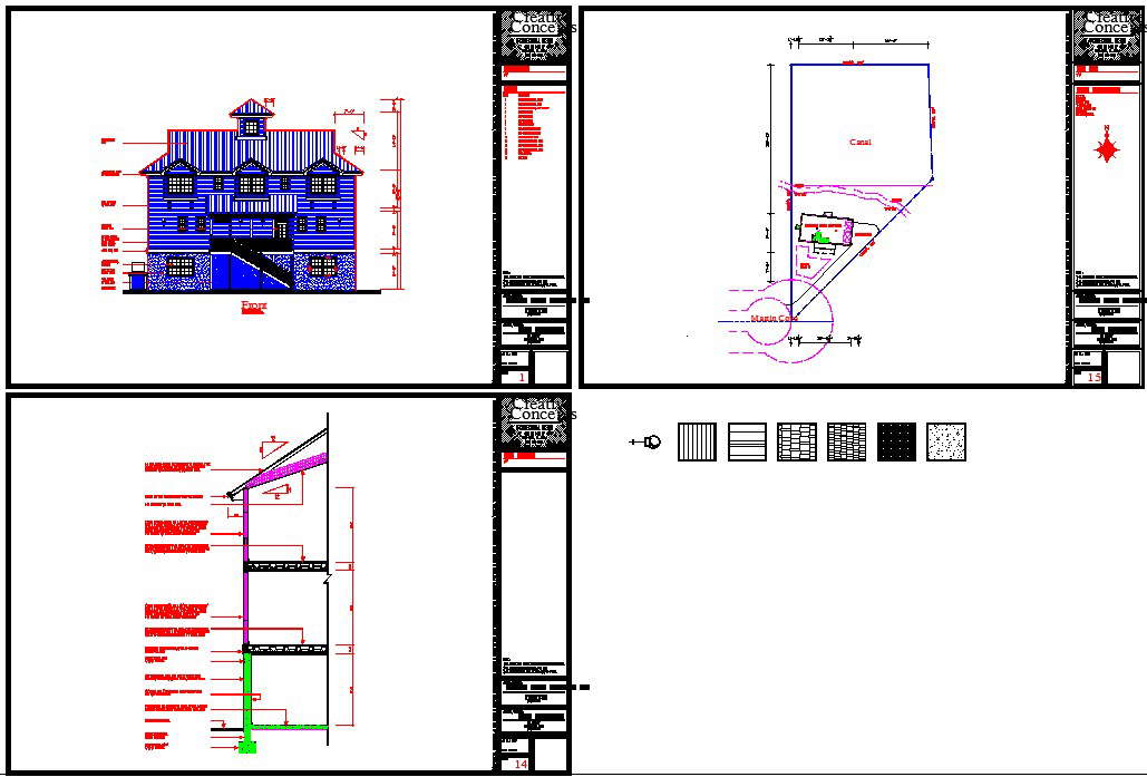 House autocad plan 