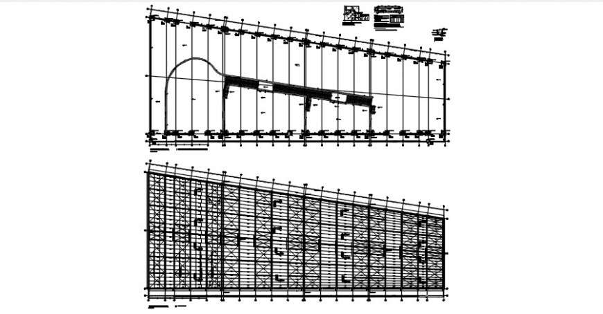 CAD footing units structural blocks plan dwg autocad file