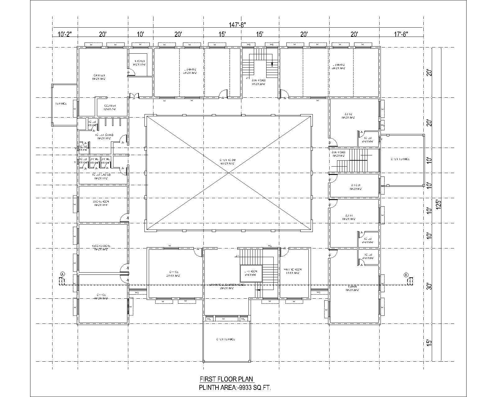 cad drawing Residential Building