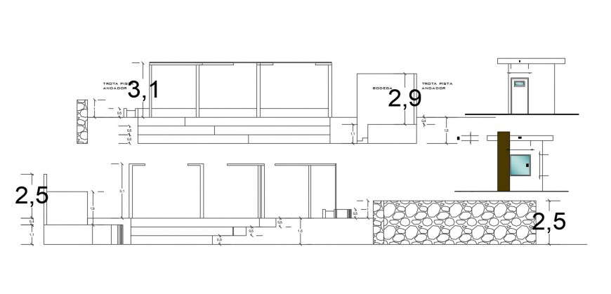 CAd drawings details of  playground car toy area  elevation
