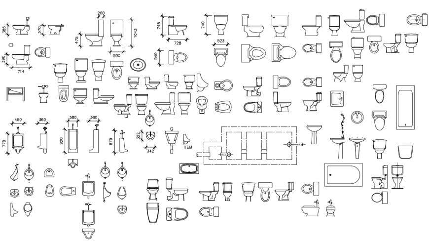 CAd drawings details of  front elevation of sized close
