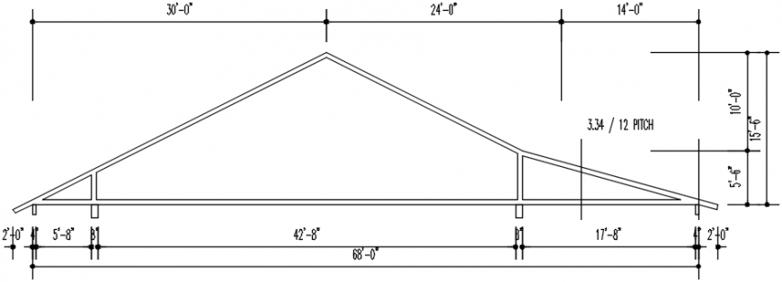 CAd drawings details of  profile   unit  view