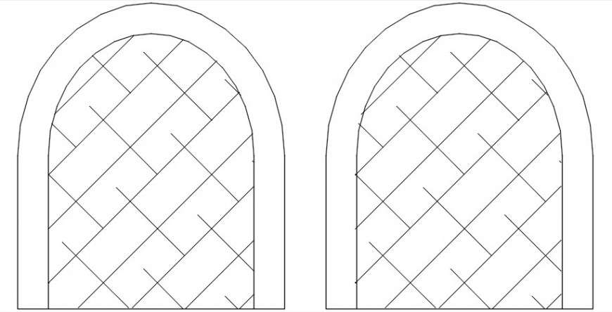 Cad drawings details of a top  view of  two designer net chair
