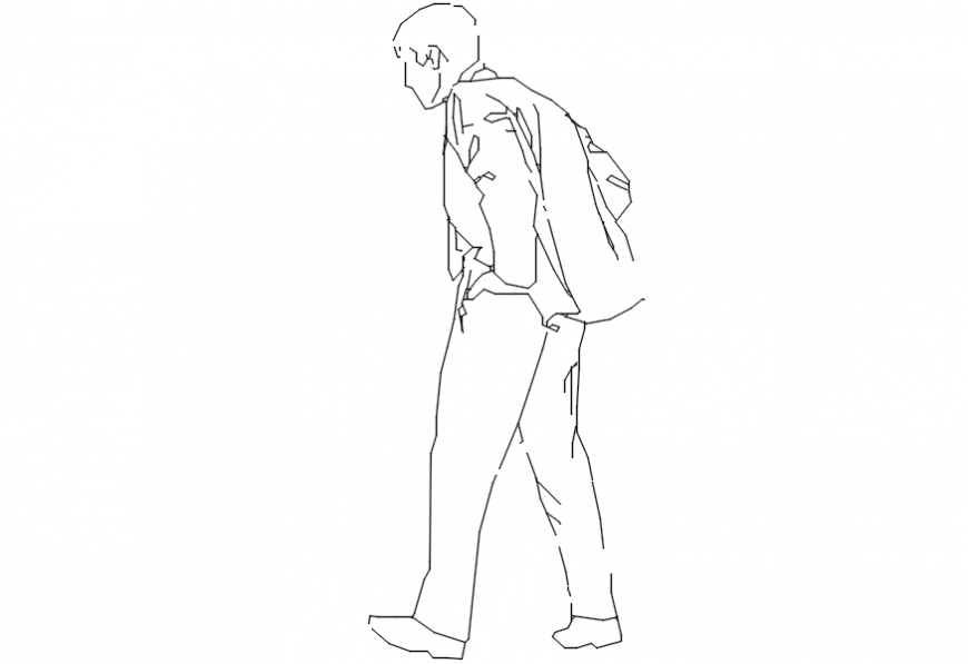 CAd drawings details of bend  people