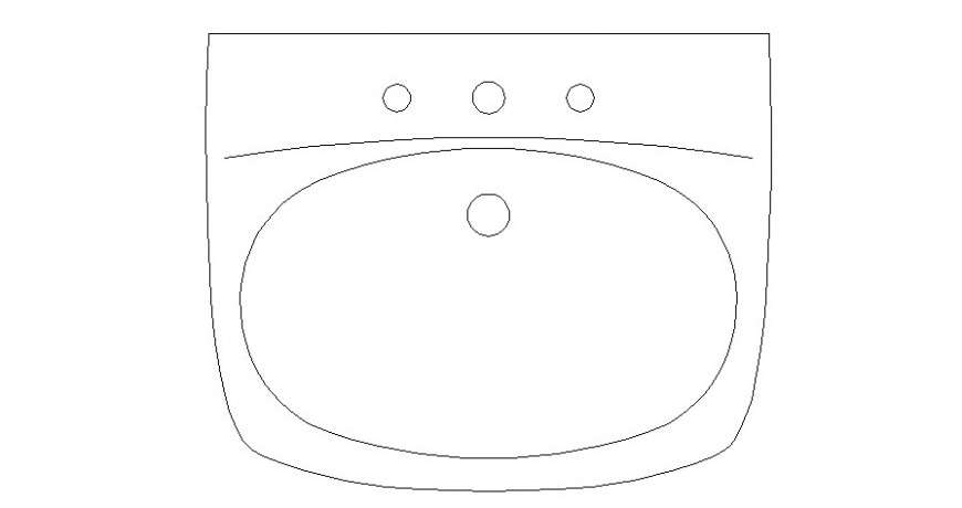 CAd drawings details of curvy round  normal washroom   
