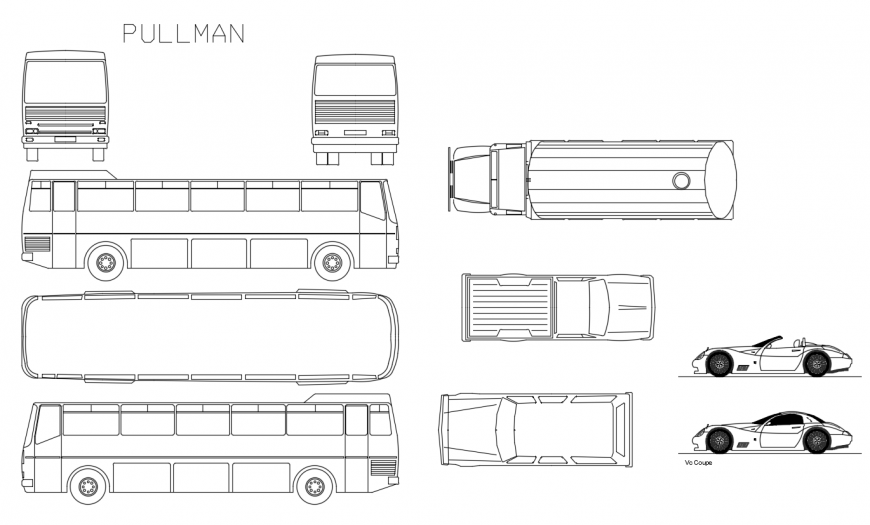 CAd drawings details of luxury cars and  pull man cars truck  and van