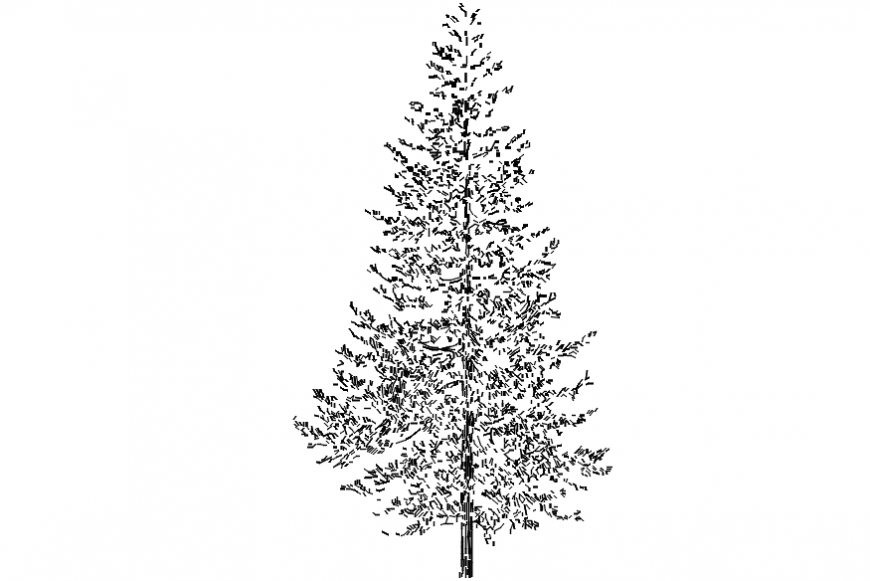 CAd drawings details of small Christmas dotted leaf