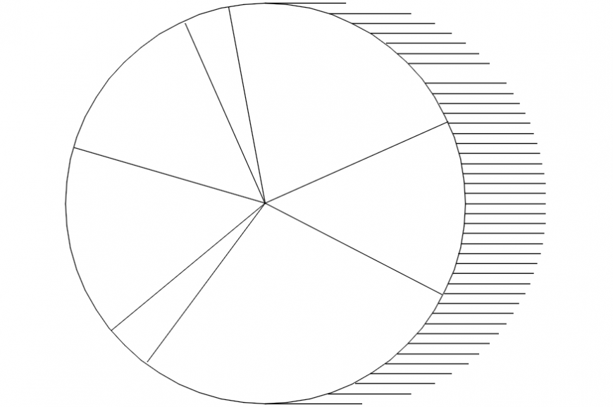 CAd drawings details of the circle cut