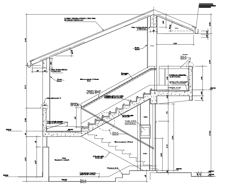 Cad drawings details of top view of exhaust fan  