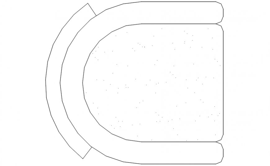 Cad furniture block