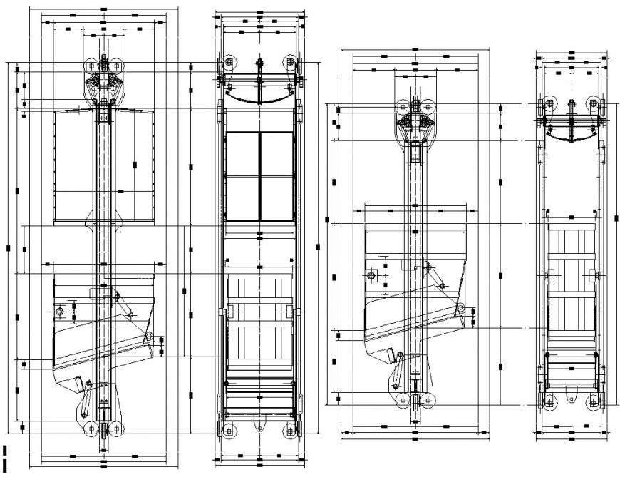 Cage detail skips framing drawings in Autocad