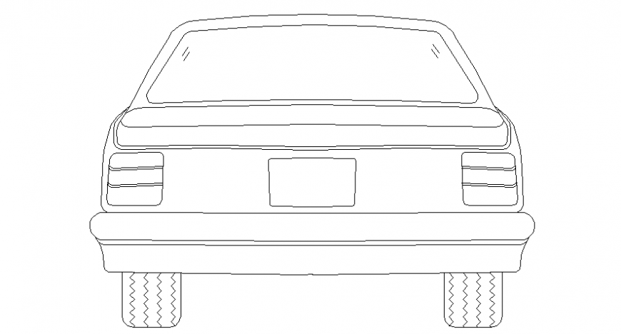Car back model detail file