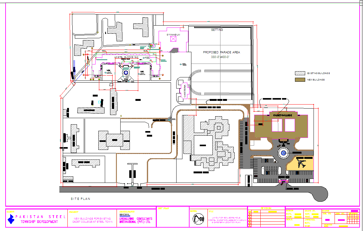 Hostel Lay-out plan