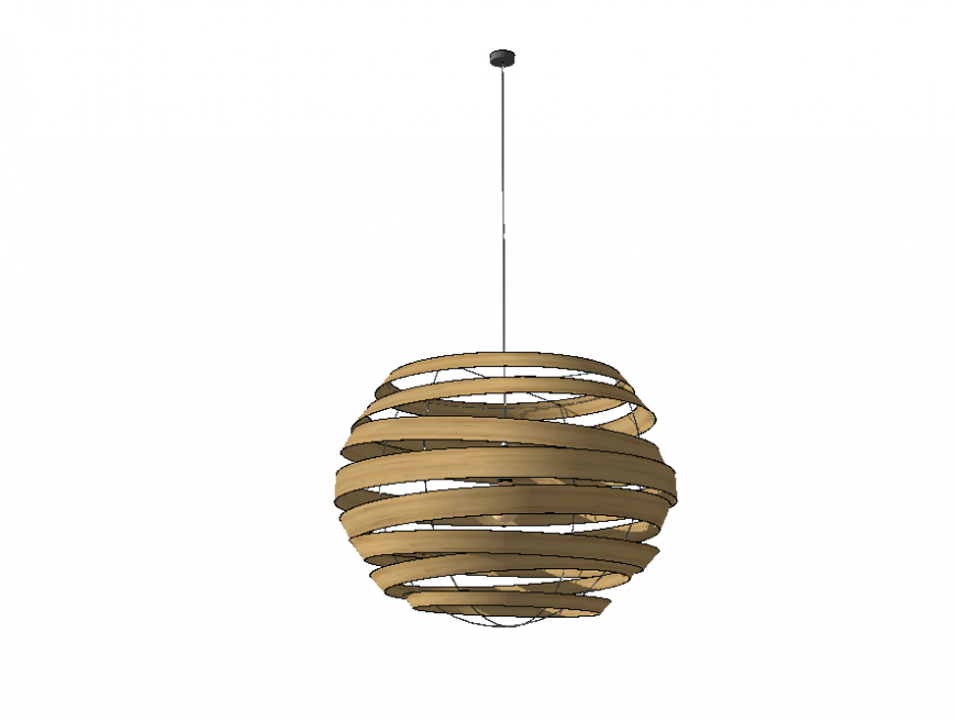 Ceiling light detail layout 3d model sketch-up file