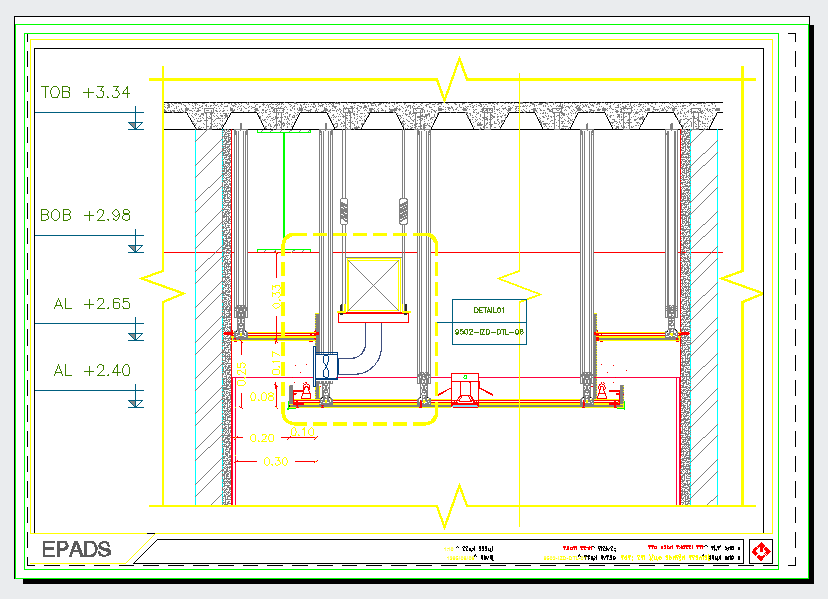 Suspended ceiling details