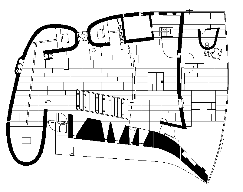 chaple staircase detail dwg file